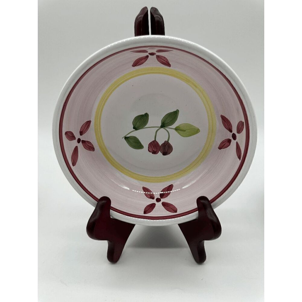 Caleca Italy All Purpose Ceramic Bowls 7" Set of 6 Hand Painted in Italy